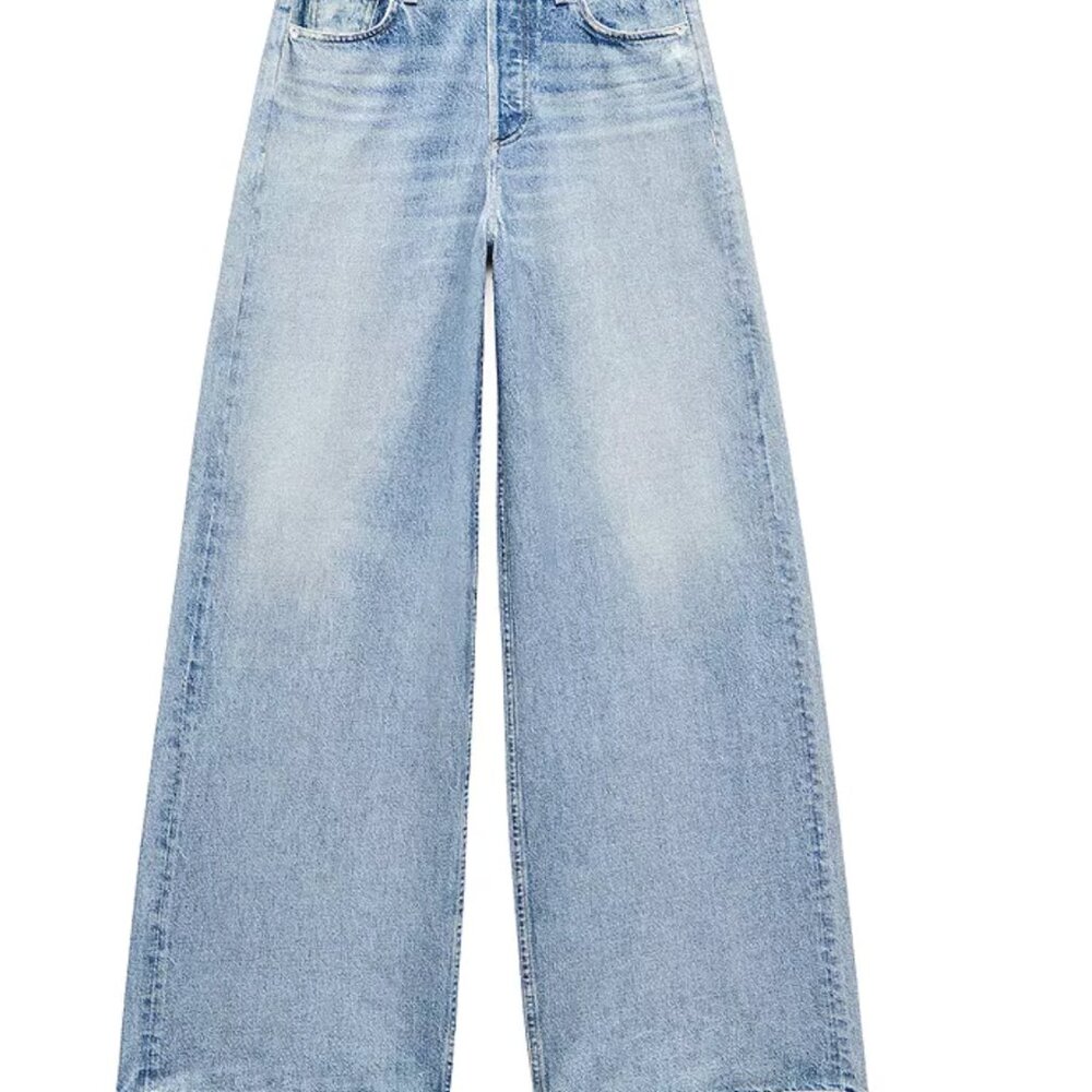 rag & bone Miramar Terry Sofie High Rise Wide Leg Sweatpant Jeans Raily NWT - Picture 7 of 9